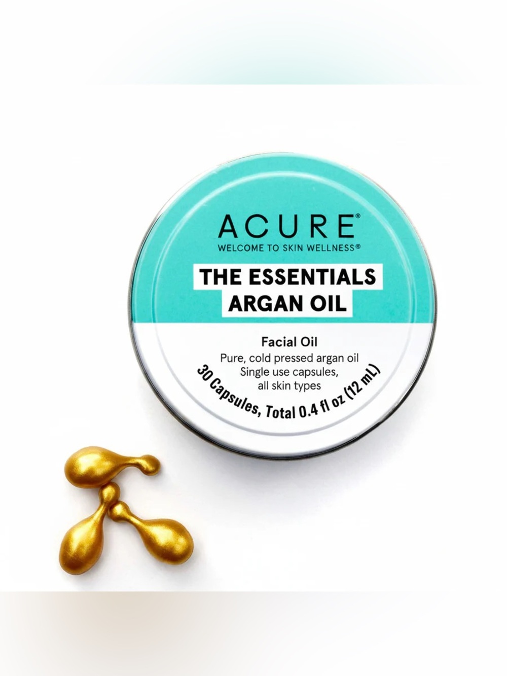 ACURE- The Essentials Argan Oil Facial Capsules 30ct